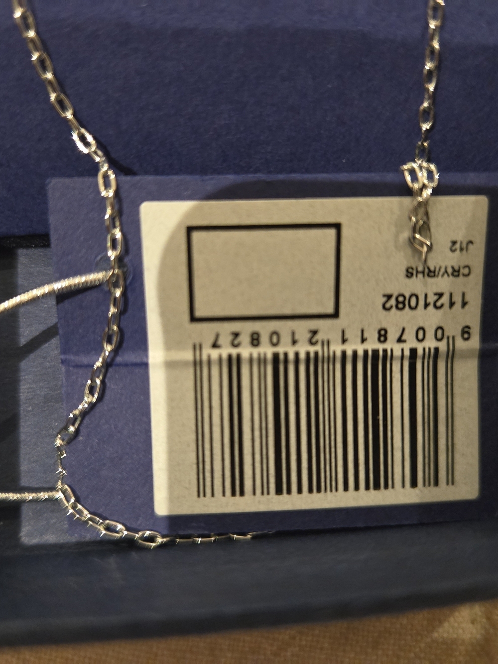 2 Swarovski Silver Tone Delicate Link Necklaces Available. You Get 2 Brand New